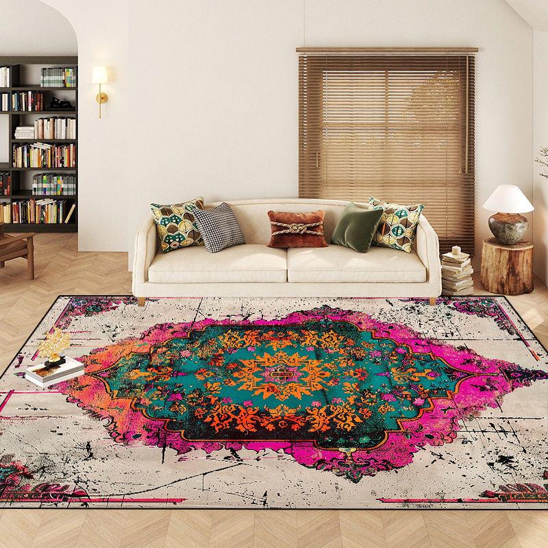 Dywan perski vintage do salonu klasyczny wystrój domu luksusowe dywany duży dywanik do dekoracji sypialni zmywalny ganek kuchenny mata