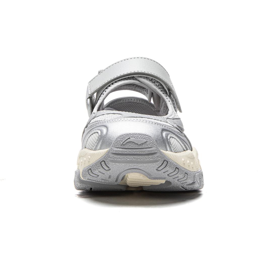 Li Ning Brown Sugar Slip Resistant, Abrasion Resistant, Lightweight River Trekking Shoes Women's Gray Silver AGUW014-1