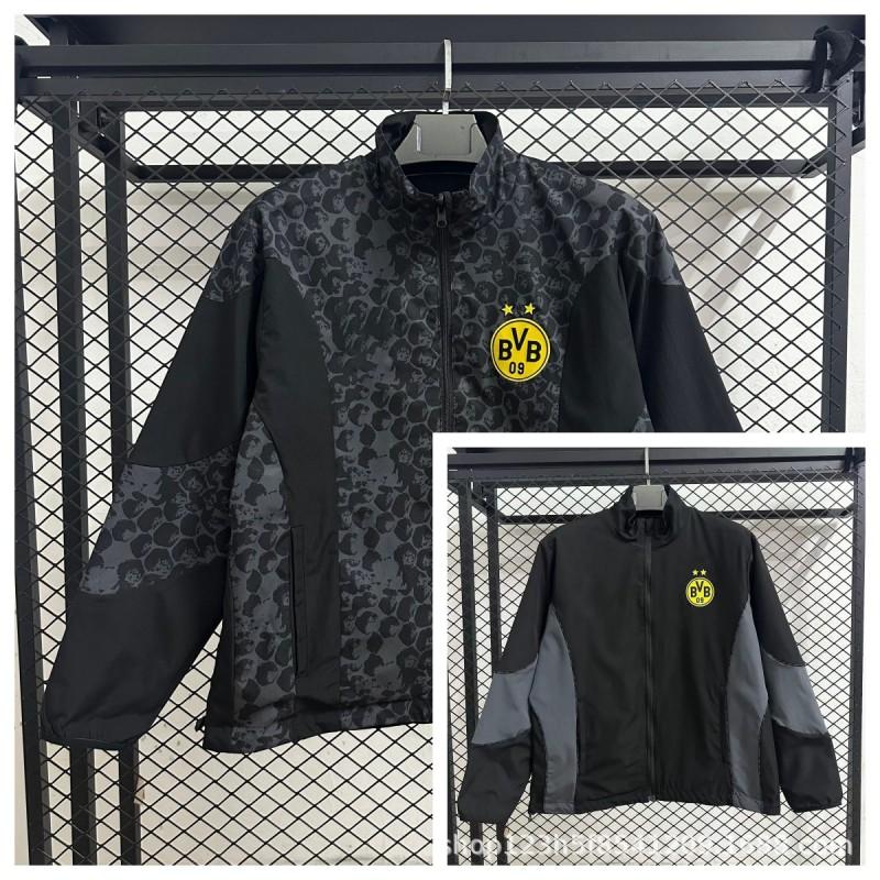 2526 Man City Argentina Germany Italy Miami '' Dortmund Embroidered Reversible Windbreaker