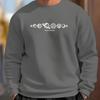 Suitable for Office Wear & Evening Dates, Men's Crew Neck Sweatshirt