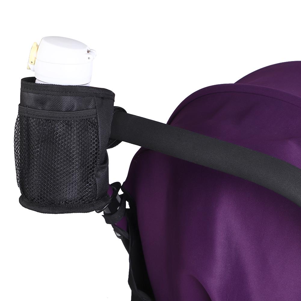 Waterproof Baby Stroller Bottle Cup Holder Drink Pocket Bag for Pushchair Pram Wheelchairs Accessories