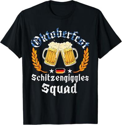 Squadra Oktoberfest Festival Bavarese Monaco Birra Uomo Donna Maglietta