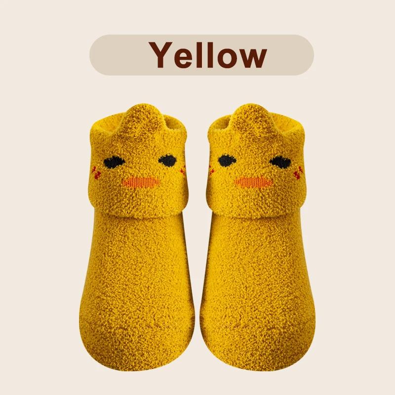 Coral Fleece Baby Anti Slip Floor Socks Autumn Winter Newborn Warm Thicken Fleece Socks Newborn Baby Girl Boy Infant Indoor Sock
