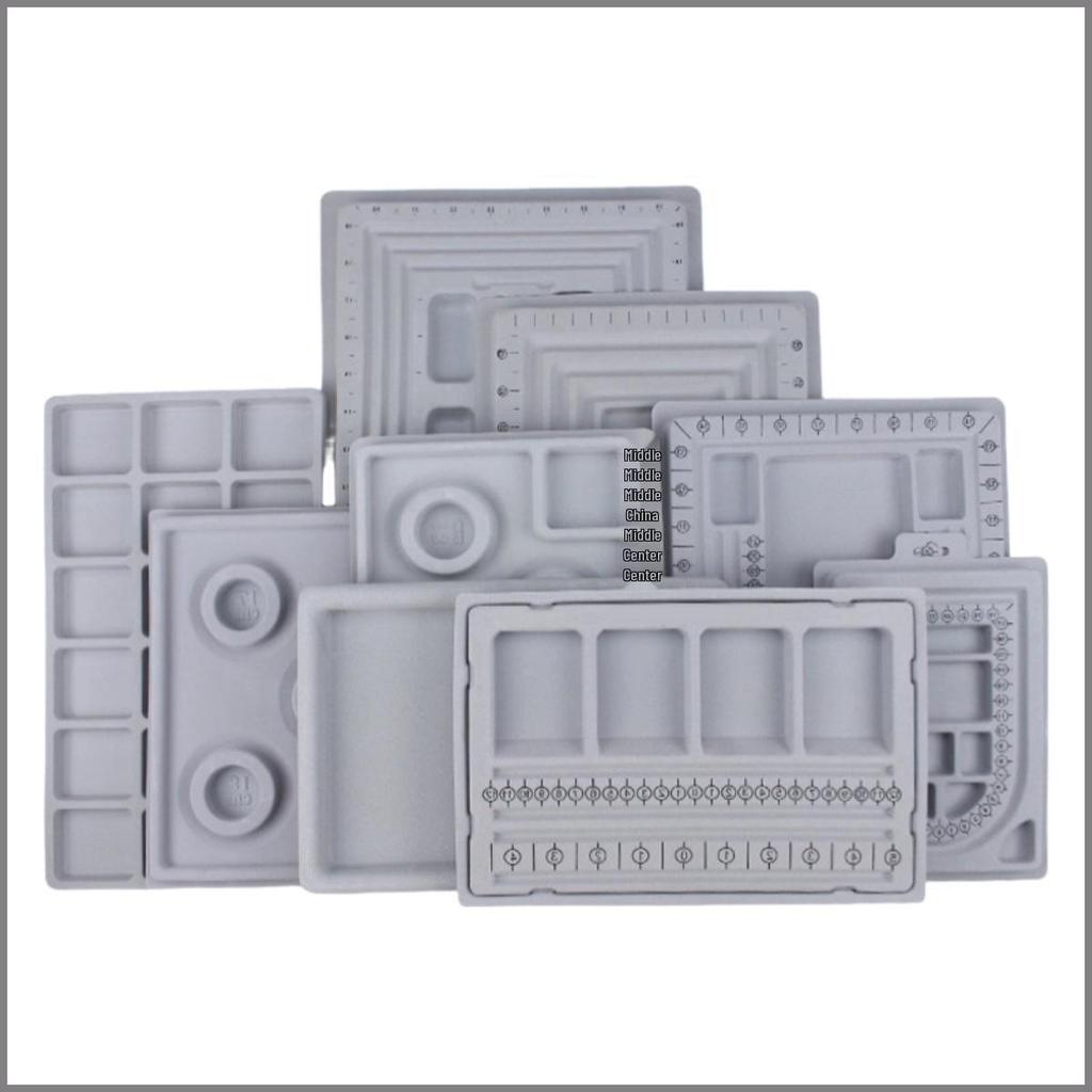 DIY Jewelry Design Plate: Bracelet & Necklace Measuring Tray with Beading Scale