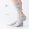 Lace-up Pilates Socks Women Cotton Toe Yoga Socks Dance Socks Five Fingers Socks  Girls