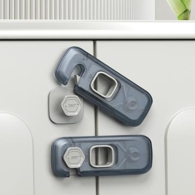 Çocuk Emniyetli Buzdolabı Kilidi Kendinden Yapışkanlı Bebek Emniyetli Buzdolabı Fırın Bulaşık Makinesi Dolap Dolap Çekmece Kilidi Çocuk Emniyetli Dondurucu Kapı Mandalı Kilidi