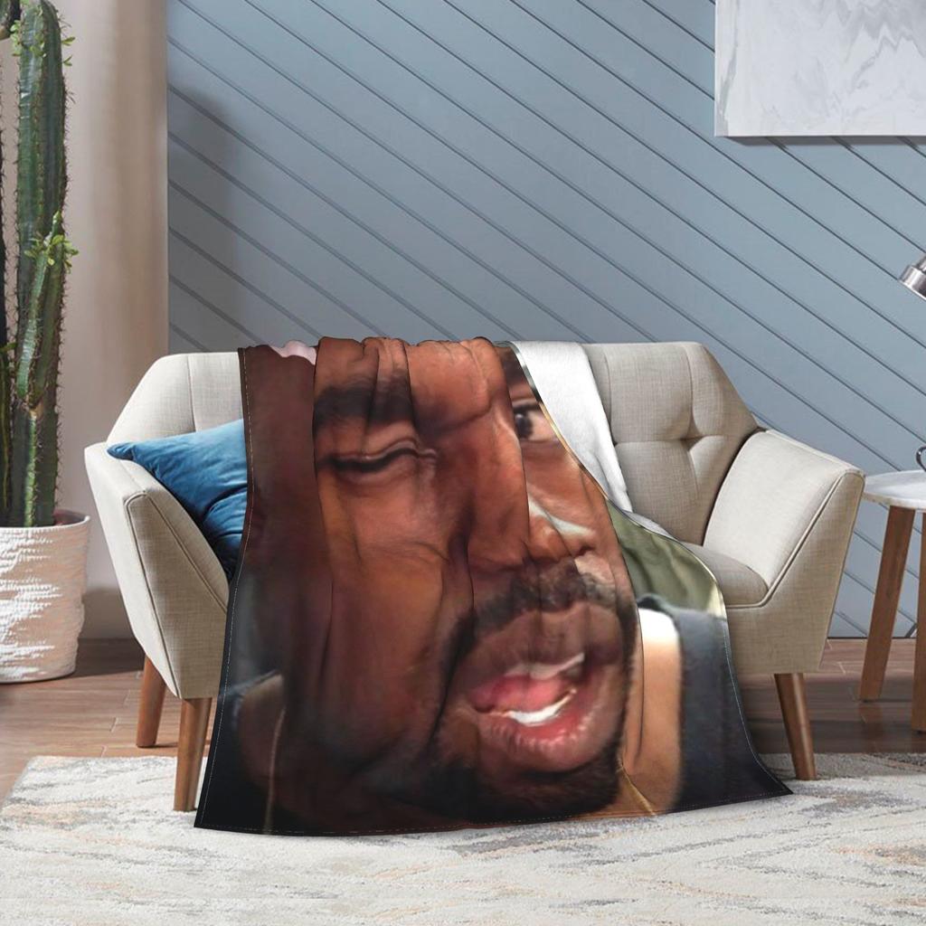 K-kanyes W-wests Funny Meme Throw Blanket for Couch Cozy Plush Blanket 50x60 Inches Multiple Sizes Bedspread for All Seasons
