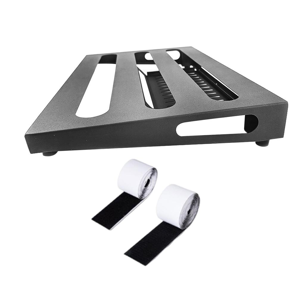 Alloy Guitar Pedal Board Guitar Effects Pedalboard Non Slip Universal Effect Bracket Bass Effect Board Mounting Tapes Accessorie