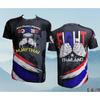 Muay Thai T-Shirt Kick Boxing 3D Print UV Protect Vintage Training Quick Dry Men Women Unisex Short Sleeve Round Neck MMA Mix Martial Art