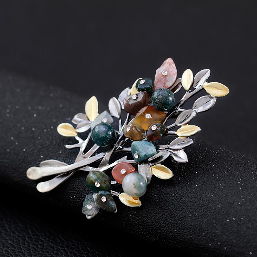 Broche Scintillante Avec Strass - Style Doré Pour Accessoiriser Vos Tenues