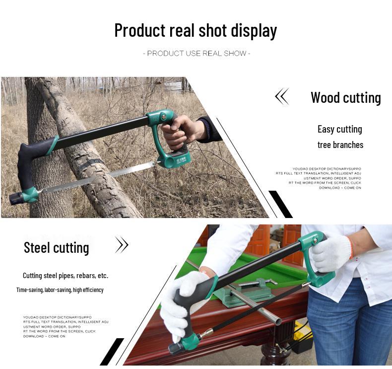 Hacksaw Frame Mini Hand Saw: Small Steel Bow for Woodworking & Metal Cutting