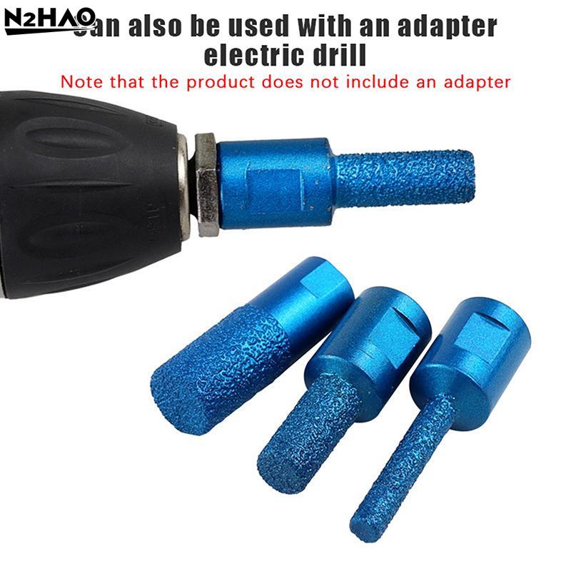 Vacuum Brazed Core Drill Bit Set 6 10 15mm Milling Cutter for Angle Grinder Quick Tile Marble Cutting Home Improvement
