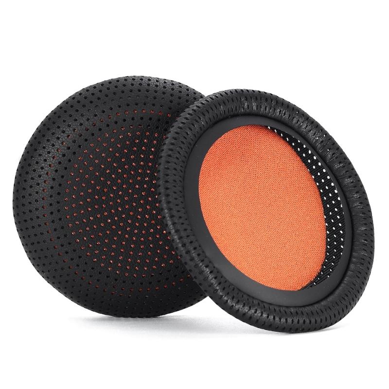 Soft Protein Leather Earphone Cushions with Sponge Padding Breathable Foam Ear Cushions Pair for BlackWire 7225 5200
