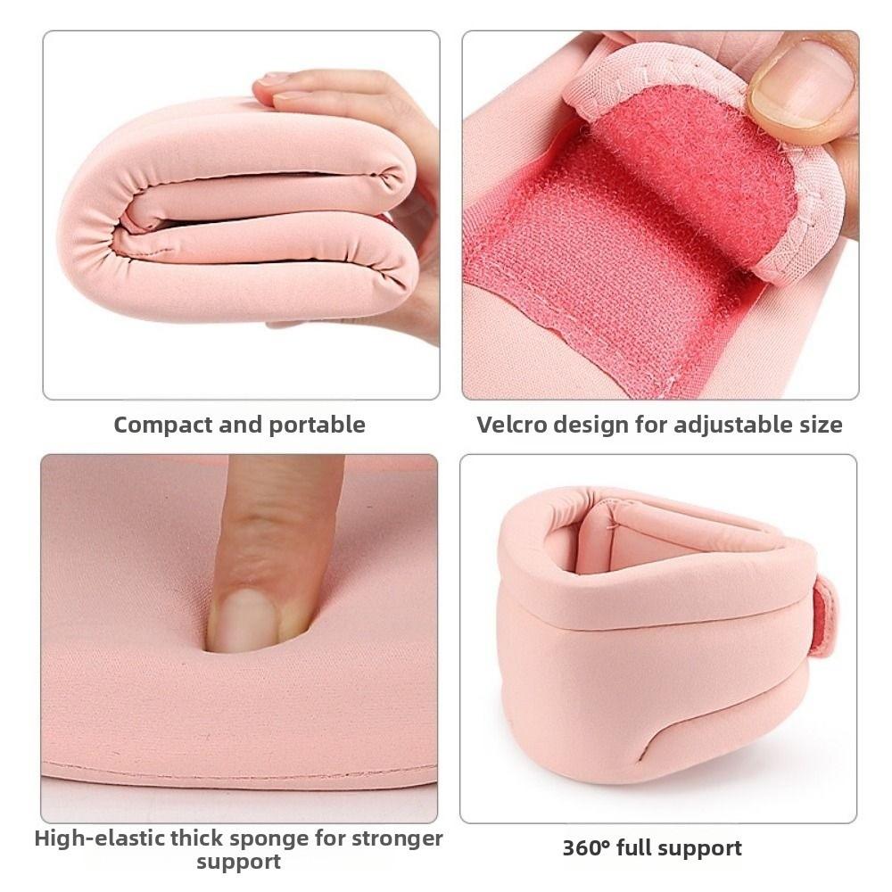 Breathable Neck Support Sleeve Solid Color Neck Fixation Belt Neck Stretcher  Office Use