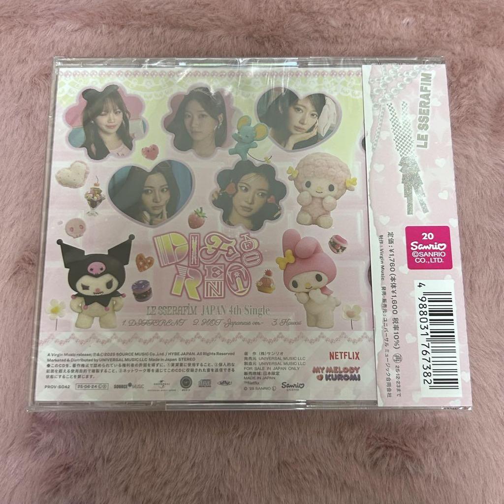[USED] Lesserafim DIFFERENT CD