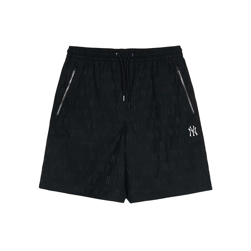 MLB New York Yankees Casual Shorts Unisex Black 3ASMM0153-50BKS S