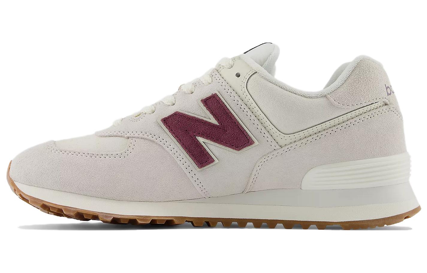 574 New Balance Костяной Белый Бордовый U574NOW 44