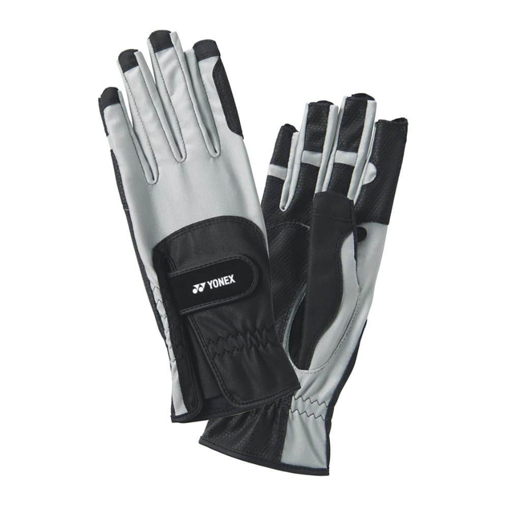 

YONEX Unisex Tennis Gloves for Left and Right Hands Light Gray FREE AC262