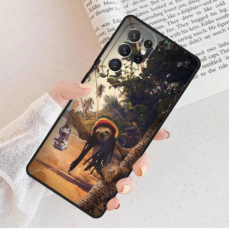 Baby Sloth Phone Case For Samsung Galaxy S25 S23 S30 S8 S21 S20 FE S24 S22 Note 10 20 S8 Plus lite Ultra