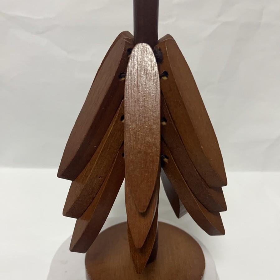 Black Walnut Heat-Resistant Coaster Set - Wooden Table Decoration, Anti-Scalding Insulation Pad.