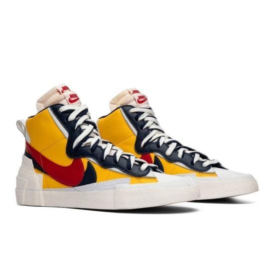 Nike Sacai X Blazer Mid 'Maize Navy' BV0072-700 Men's Shoes