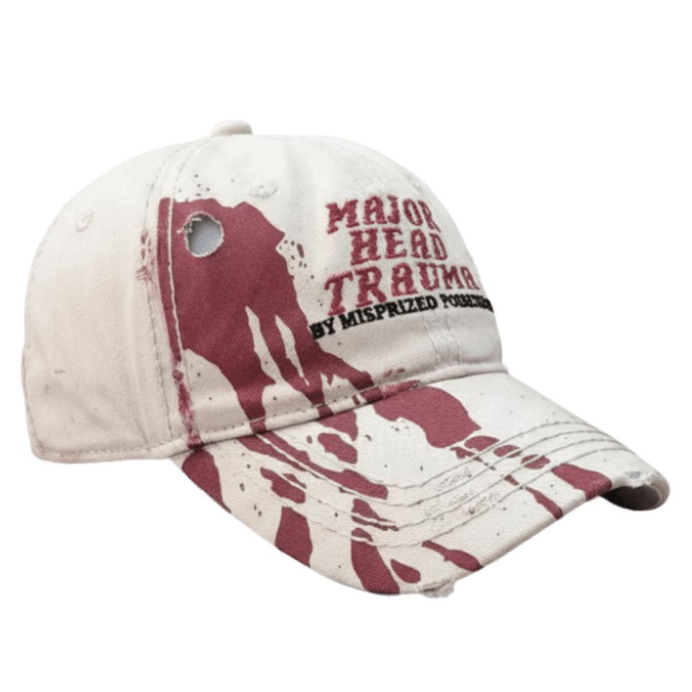 Gothic Blood Splatter Printed Baseball Cap Baseball Hats For Man Women Horror Streetwear