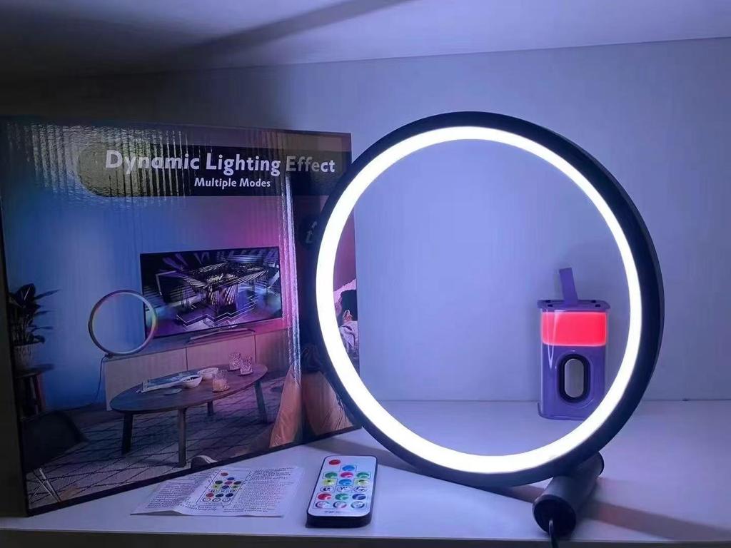 2025 RGB Dreamy Creative Table Lamp – E-Sports Atmosphere Ring Light
