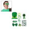 St Patrick Day Green Costume Accessories Shamrock Hat Wristband Irish National Day Celebration Party Props Supply 8PCS