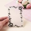 1pc Plastic 3D Embossing Folder Template for DIY Scrapbook Paper Craft Card Making Decorative Border Supplies