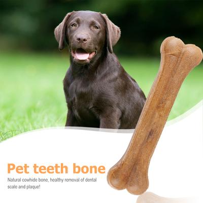 1/2 Stück Haustier Hund Kauspielzeug Backenzähne Clean Stick Interessantes Kiefernholz Niedliche Knochenform Biss Welpen Interaktives Spielzeug Heimtierbedarf