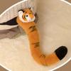 Lovely Plush Tiger Head Tail Tail Design Animal Tail Prop  Stage Supplies