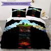 Minecraft Pixel Character Heads Bedding 1 Duvet Cover 2 Pillowcase Without Core Without Core Soft And Comfortable Christmas Birthday Gift