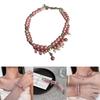 Elegant Pink Double Layer Bead Bracelet For Women Perfect For Gift Giving And Style