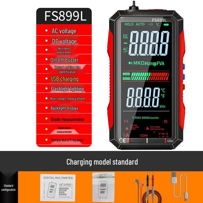 4-Side Magnetic Digital Inclinometer with Laser and Electronic Angle Ruler