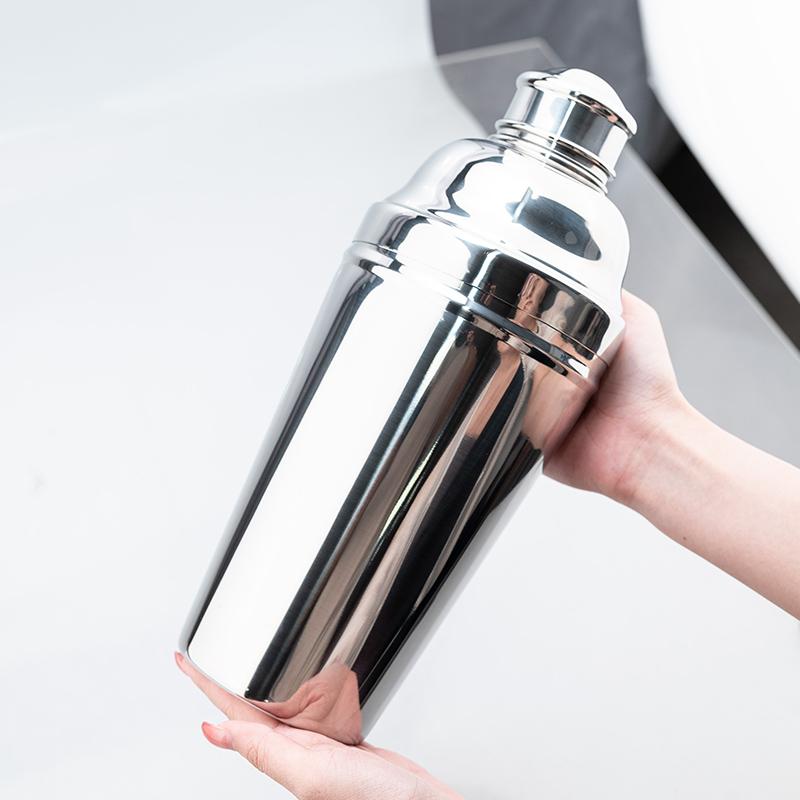 Stainless Steel Boston Style Cocktail Shaker 550/750/1800ml Mixer for Wine Martini Party Bar Tools