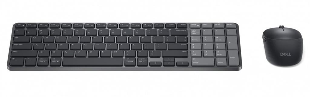 Combo de Teclado e Mouse Compacto Dell Pro 7 com Bateria Recarregável - KM746