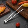 Steel Barbecue Tongs Meat Salad Steak Food Tongs BBQ Kitchen Serving Long Tongs Cooking Tweezers Utensils Z8K9