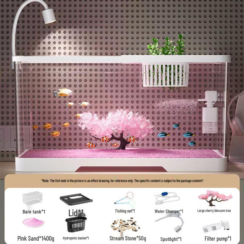 

Настільний еко-акваріум Квітуча сакура з фільтрацією, освітленням та оксигенацією для півника або золотої рибки Extra Large [52.7*29.3*28cm]
