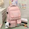 School bag high value high school student Korean ins sweet sister two-piece back
