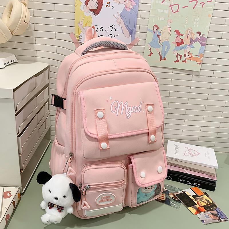 School bag high value high school student Korean ins sweet sister two-piece back