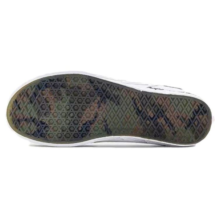 Aape X Vans Sk8 Camo Lightning High Top Skate Shoes Unisex Skate Shoes Military-Green VN0A5JIVCMA