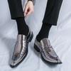 Men's shoes 45 large size new leather shoes fashion pointed casual leather shoes trend Chelsea leather shoes