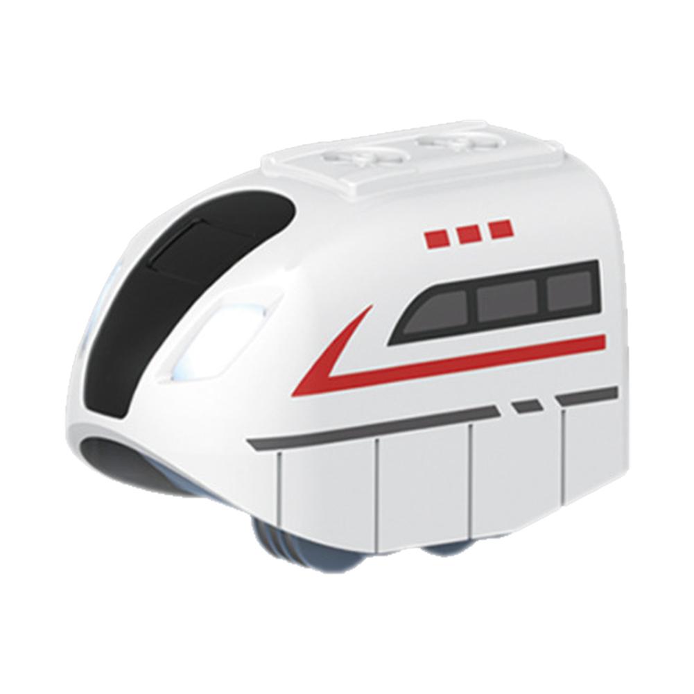 Rechargeable Magnetic Electric Train Kids Educational Toy Expansion Pack Compatible with Magnetic Flexible Tracks Interactive