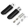 Front Footrest Replacement Set for GSX1300R 1999-2019, ABS Construction with Grooves Across Foot-Contact Areas