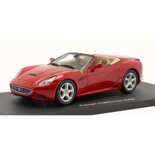 Ferrari California 2008 (Red) 1/43 Scale Diecast Model Car with Case