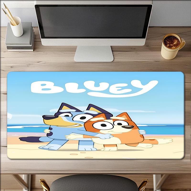 Bluey Theme Mouse Pad, Non Slip Rubber Base, Multifunctional Office & Home Decor, Perfect for Workspace Personalization.