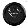 Vehicle Meter 12V Automobile Car Gauge 2" 52mm Water Temp Oil Temp Oil Press Fuel Volts Oil press kg Ammeter Gauge Black Shell