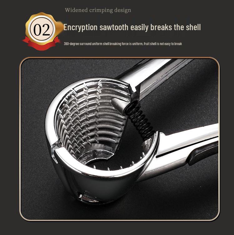 Multifunctional Nut Sheller Tool: Hickory, Hazelnut, Walnut & Chestnut Cracker Pliers.