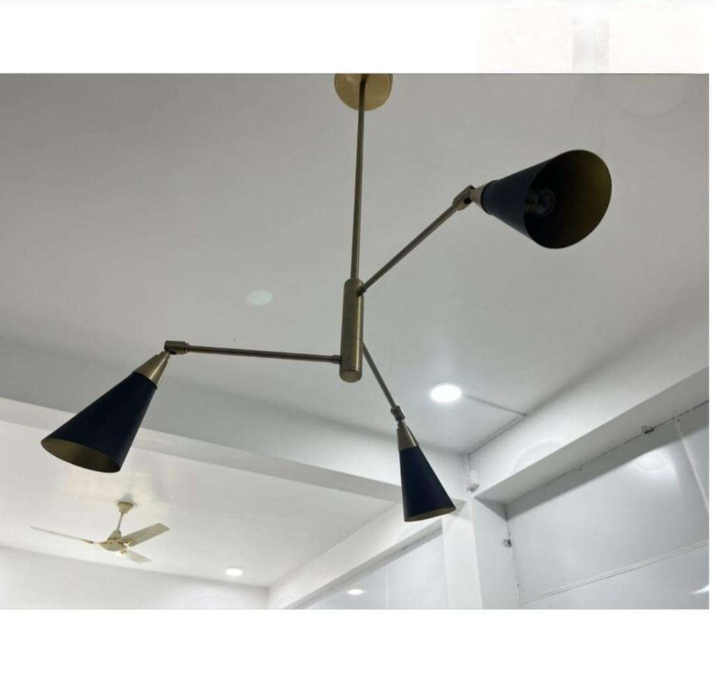 Mid Century 1950 Chandelier Lights Fixture Semi Flush Lights Pendant Light