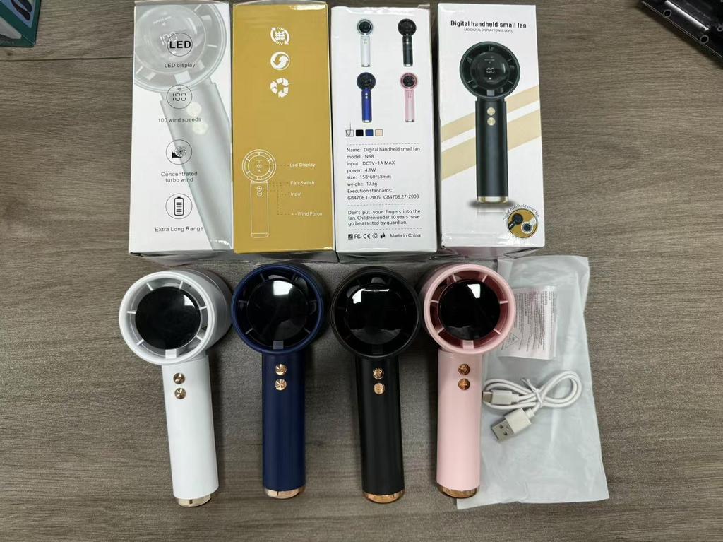 Southeast Asia Bestseller: N68 100-Speed USB Rechargeable Mini Turbo Fan
